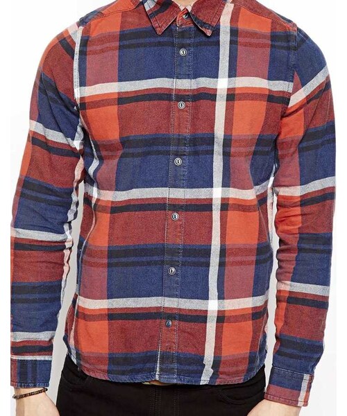 Nudie Jeans(ヌーディージーンズ)の「Nudie Jeans Nudie Check Shirt with Indigo Fade(シャツ/ブラウス・indigofadecheck・S-Chest 36-38")」の2枚目の写真