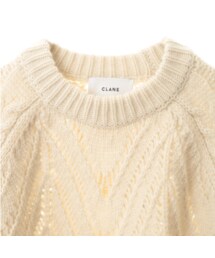CLANE クラネ オープンワークケーブルニット 2 CLANEのニットシーズンがやってきます！明日発売のオススメ