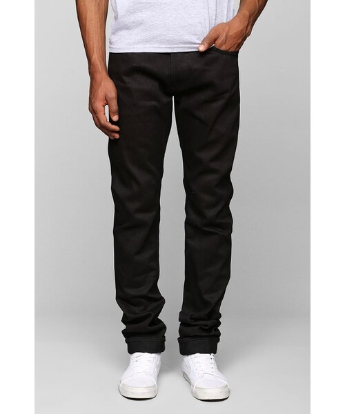 Big John(ビッグジョン)の「Big John Tapered Kuro2 Selvedge Skinny Jean(デニムパンツ・メンズ・BLACK・30)」の1枚目の写真