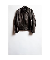 The Letters : WESTERN SINGLE ZIP JACKET - SHEEP SKIN -