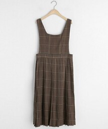 DHOLIC | チェックスリーブレスワンピース(ワンピース)