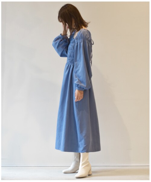 近年✨クリステンセンドゥノルド コットンボイル スクエアネック ワンピース 2 近年✨クリステンセンドゥノルド コットンボイル スクエアネック