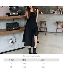 no brand（ノーブランド）の「ワンピース アシンメトリー 不規則