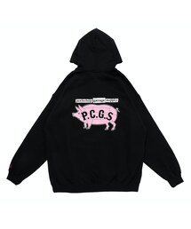 PORKCHOP（ポークチョップ）の「PORKCHOP - C-10 PHOTO HOODIE (BLACK 