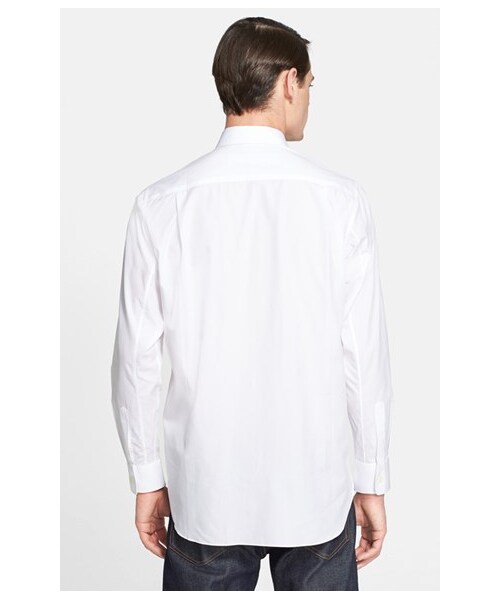 COMME des GARCONS（コムデギャルソン）の「Comme des Garçons Woven Shirt with Heart Appliqué（シャツ/ブラウス・White・Regular Medium/Regular X-Large/Regular Large/Regular Small）」の4枚目の写真