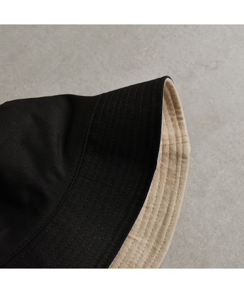 Lavish Gate(ラヴィッシュゲート)の「nh-cap-02032 リバーシブル スエード バケットハット ベージュ ブラック(ハット・レディース・その他)」の8枚目の写真