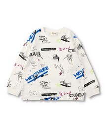 RADCHAP（ラッドチャップ）の「ペイント落書き長袖Tシャツ（Tシャツ/カットソー・キッズ）」