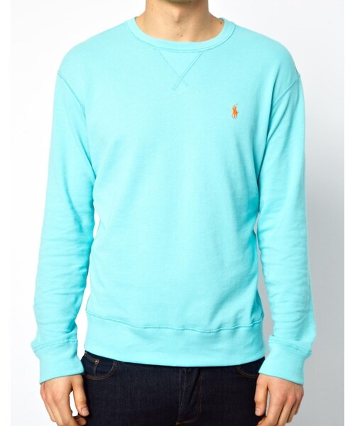 POLO RALPH LAUREN（ポロ ラルフ ローレン）の「Polo Ralph Lauren Sweat In Cotton Pique（スウェット・blue・XXL-Chest 44-46"/XL-Chest 42-44"）」の3枚目の写真