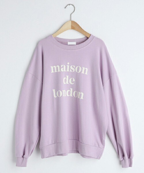 DHOLIC(ディーホリック)の「londonスウェット(スウェット・レディース・パープル/グリーン/ブラック/ベージュ・FREE)」の1枚目の写真
