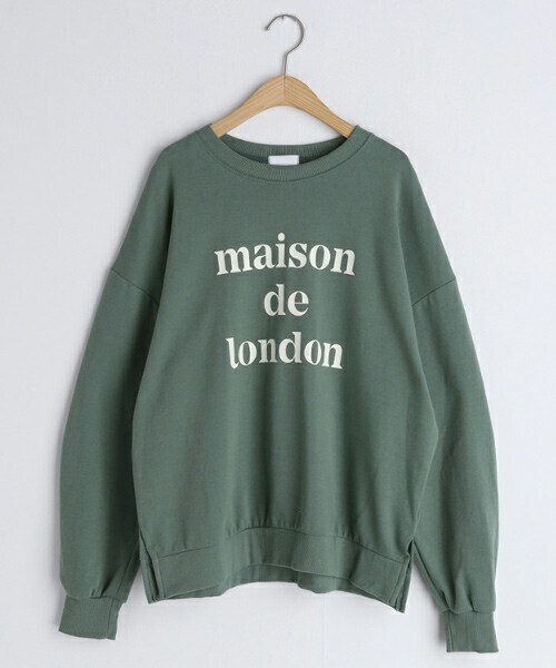 DHOLIC(ディーホリック)の「londonスウェット(スウェット・レディース・パープル/グリーン/ブラック/ベージュ・FREE)」の4枚目の写真