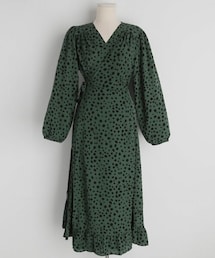 DHOLIC | レオパードラップワンピース(ワンピース)