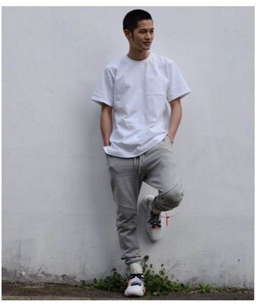 RE:LORE（リロア）の「Box Pocket Side Slit Tee White　20S-101（Tシャツ/カットソー・メンズ・その他）」の9枚目の写真
