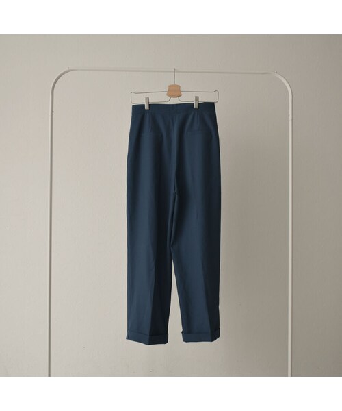 Lavish Gate（ラヴィッシュゲート）の「bottoms-02078　セミワイド ストレート アンクルパンツ　グレイッシュブルー（その他パンツ・レディース・その他）」の7枚目の写真