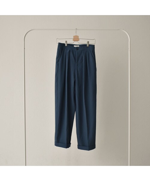 Lavish Gate（ラヴィッシュゲート）の「bottoms-02078　セミワイド ストレート アンクルパンツ　グレイッシュブルー（その他パンツ・レディース・その他）」の6枚目の写真