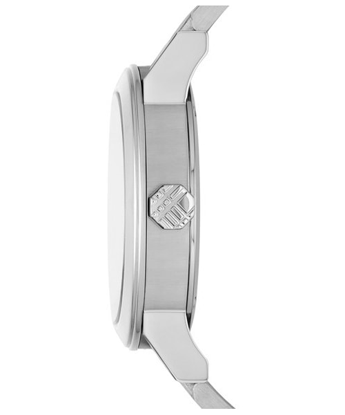BURBERRY（バーバリー）の「Burberry 'New Classic' Check Stamped Bracelet Watch, 42mm（アナログ腕時計・Silver）」の3枚目の写真