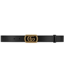GUCCI | Belt with framed Double G buckle ()