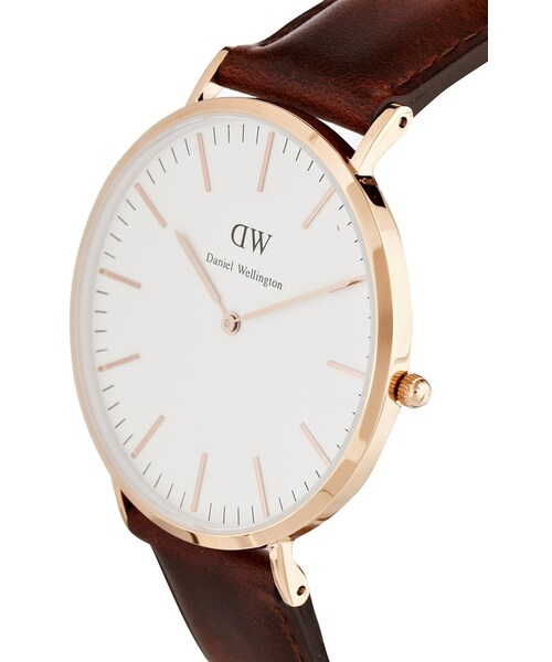 Daniel Wellington(ダニエルウェリントン)の「Daniel Wellington St Andrews Rose Gold Brown Leather Strap Watch(アナログ腕時計・brown)」の3枚目の写真