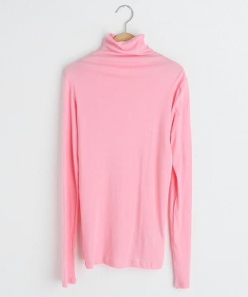 DHOLIC(ディーホリック)の「ハイネックスリムTシャツ(Tシャツ/カットソー・レディース・ホワイト/ブラック/イエロー/ピンク/ブルー/グリーン・FREE)」の6枚目の写真