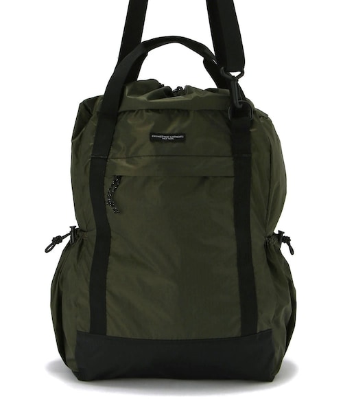 エンジニアードガーメンツリップストップバッグカーキ色アメリカ製 ENGINEERED GARMENTS (エンジニアードガーメンツ) Carry All
