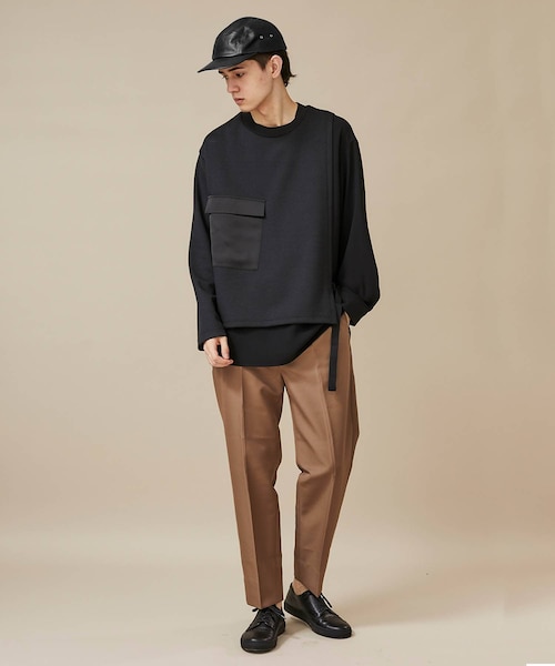 CULLNI ダブルクロスシャツ cullni ベルテッドシャツ ダブルクロスシャツ