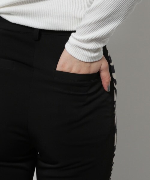 PAGEBOY（ページボーイ）の「【CORE】ラインスラックスパンツ（パンツ・レディース・ブラック/ブラウン・S, M）」の13枚目の写真