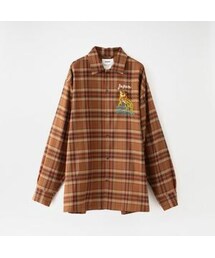 doublet | 【doublet】MEN シャツ PUPPET ANIMAL EMBROIDERY CHECK SHIRT 20AW25SH85(シャツ/ブラウス)