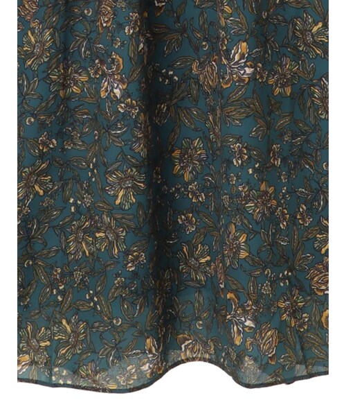 koe（コエ）の「フランスのdeveaux社プリントマキシワンピース（その他・ブラック/ベージュ/グリーン・F）」の18枚目の写真