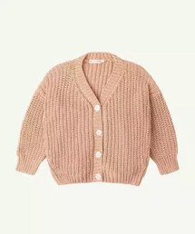 loose colour knit cardigan