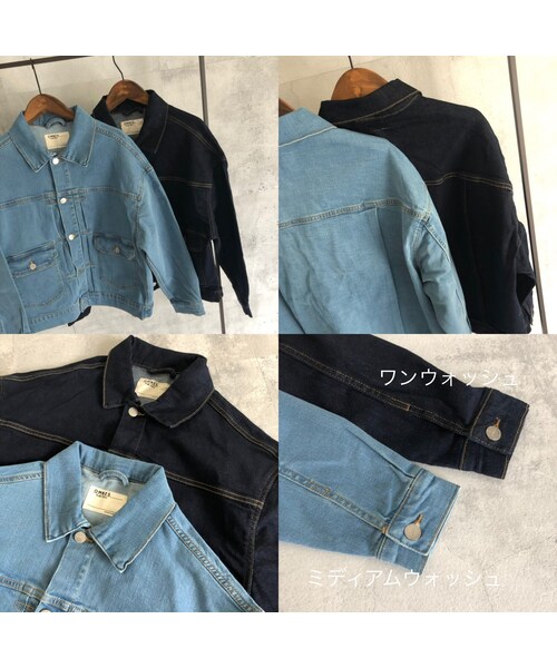copine（コピン）の「再入荷！大人な抜け感ゆるデニムジャケット(2color)（デニムジャケット・レディース・その他）」の15枚目の写真