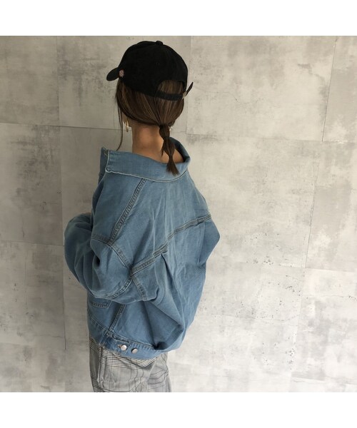 copine（コピン）の「再入荷！大人な抜け感ゆるデニムジャケット(2color)（デニムジャケット・レディース・その他）」の10枚目の写真