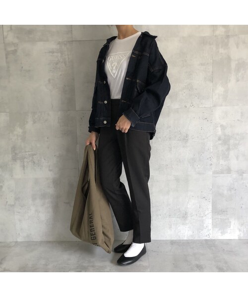 copine（コピン）の「再入荷！大人な抜け感ゆるデニムジャケット(2color)（デニムジャケット・レディース・その他）」の4枚目の写真