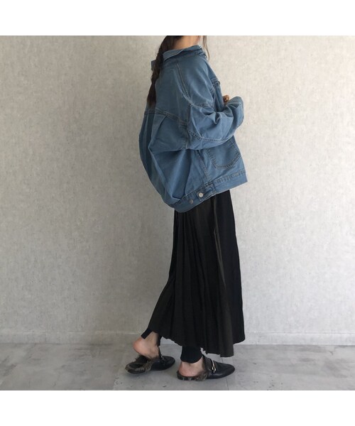 copine（コピン）の「再入荷！大人な抜け感ゆるデニムジャケット(2color)（デニムジャケット・レディース・その他）」の11枚目の写真