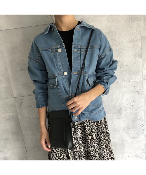 copine（コピン）の「再入荷！大人な抜け感ゆるデニムジャケット(2color)（デニムジャケット・レディース・その他）」の14枚目の写真