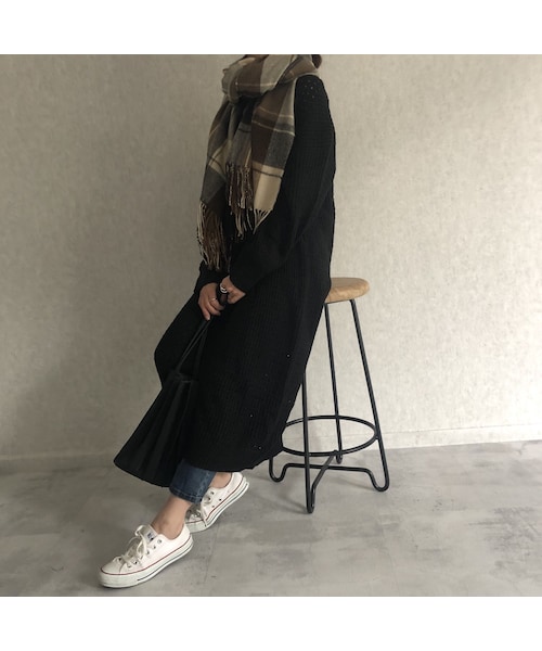 copine（コピン）の「ざっくりルーズニットワンピース(4color)（ワンピース・レディース・その他）」の3枚目の写真