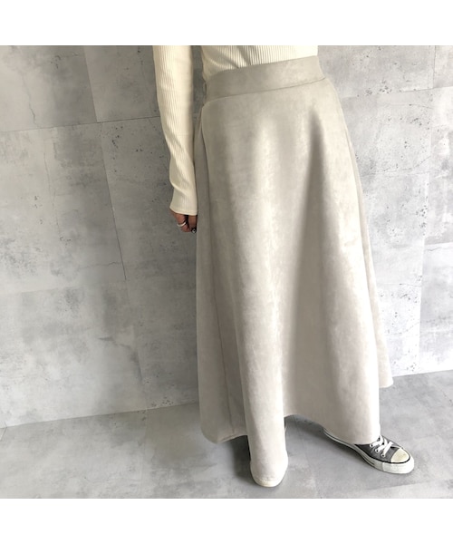 copine(コピン)の「大人なマット質感!スエードロングスカート(3color)【クリックポスト対象商品】(スカート・レディース・その他)」の14枚目の写真