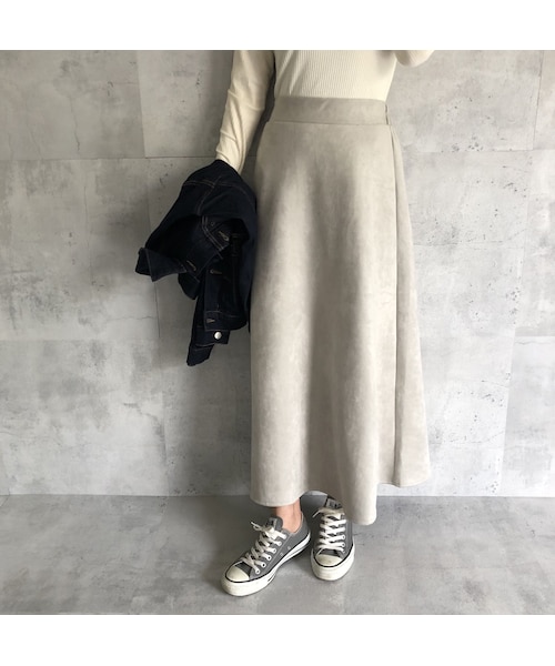 copine(コピン)の「大人なマット質感!スエードロングスカート(3color)【クリックポスト対象商品】(スカート・レディース・その他)」の11枚目の写真