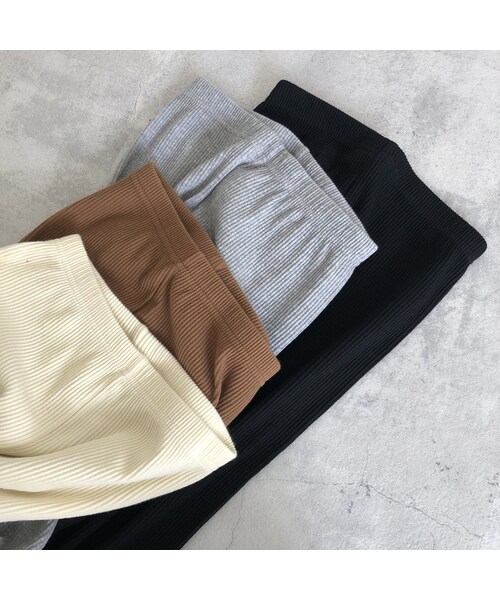 copine（コピン）の「レイヤードスタイルに！裾スリットリブレギンス(4color)【クリックポスト対象商品】（レギンス/スパッツ・レディース・その他）」の15枚目の写真