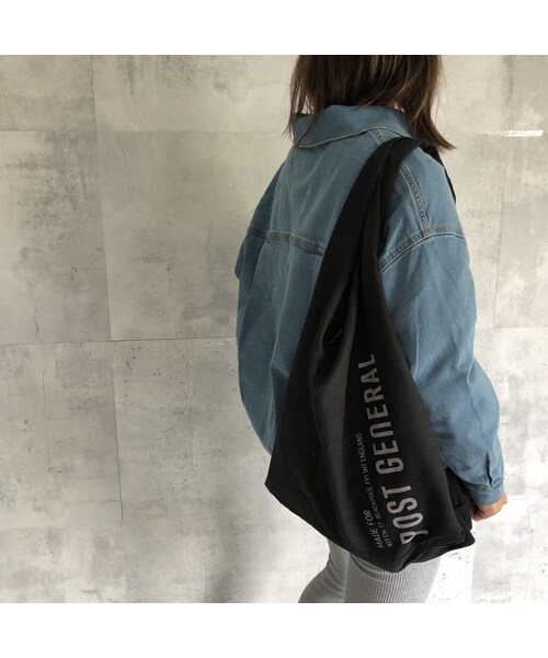 copine（コピン）の「POST GENERALロゴショッパーバッグ(大)（2color)【クリックポスト対象商品】（エコバッグ/サブバッグ・レディース・その他）」の6枚目の写真