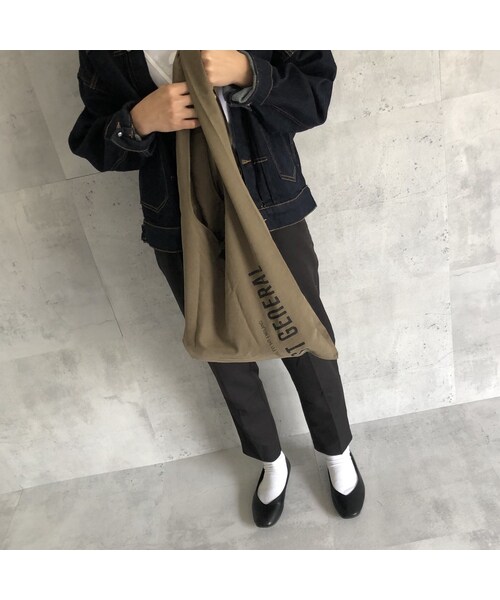 copine（コピン）の「POST GENERALロゴショッパーバッグ(大)（2color)【クリックポスト対象商品】（エコバッグ/サブバッグ・レディース・その他）」の9枚目の写真