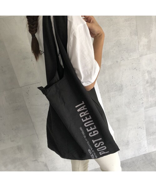 copine（コピン）の「POST GENERALロゴショッパーバッグ(大)（2color)【クリックポスト対象商品】（エコバッグ/サブバッグ・レディース・その他）」の2枚目の写真