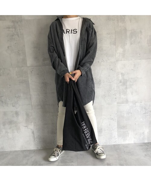 copine（コピン）の「POST GENERALロゴショッパーバッグ(大)（2color)【クリックポスト対象商品】（エコバッグ/サブバッグ・レディース・その他）」の3枚目の写真