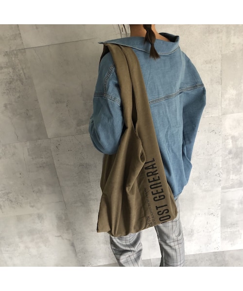 copine（コピン）の「POST GENERALロゴショッパーバッグ(大)（2color)【クリックポスト対象商品】（エコバッグ/サブバッグ・レディース・その他）」の11枚目の写真