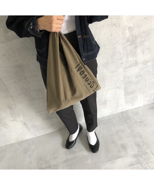 copine（コピン）の「POST GENERALロゴショッパーバッグ(大)（2color)【クリックポスト対象商品】（エコバッグ/サブバッグ・レディース・その他）」の10枚目の写真