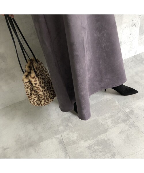 copine（コピン）の「11月16日再入荷！秋冬定番レオパード柄！巾着ファー2WAYバッグ【クリックポスト対象商品】（ショルダーバッグ・レディース・その他）」の10枚目の写真