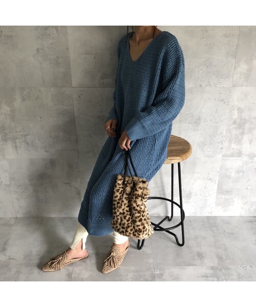 copine（コピン）の「11月16日再入荷！秋冬定番レオパード柄！巾着ファー2WAYバッグ【クリックポスト対象商品】（ショルダーバッグ・レディース・その他）」の4枚目の写真