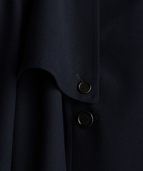 LIDNM（リドム）の「AUTHENTIC WIDE TRENCH COAT（トレンチコート・メンズ・ブルー・M/L）」の20枚目の写真
