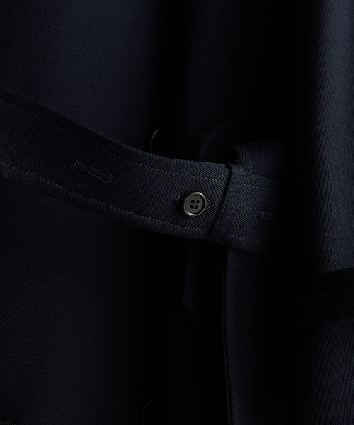 LIDNM（リドム）の「AUTHENTIC WIDE TRENCH COAT（トレンチコート・メンズ・ブルー・M/L）」の21枚目の写真