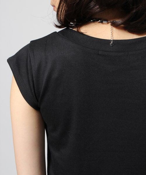 JEANASIS（ジーナシス）の「ペプラムカットセットアップ（ワンピース/ドレス・レディース・ブラック/チャコールグレー・FREE）」の10枚目の写真