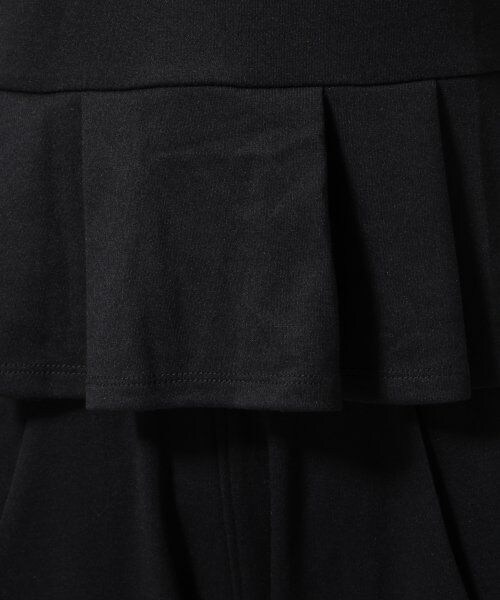 JEANASIS（ジーナシス）の「ペプラムカットセットアップ（ワンピース/ドレス・レディース・ブラック/チャコールグレー・FREE）」の7枚目の写真