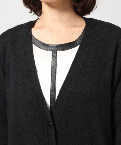 LEPSIM(レプシィム)の「12GミドルVカーデ(トップス・レディース・ブラック/トップグレー/カーキ/ダークネイビー・M/L)」の11枚目の写真